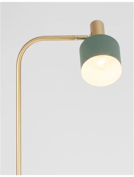 Retro stojaca lampa Paz mint – Zelená