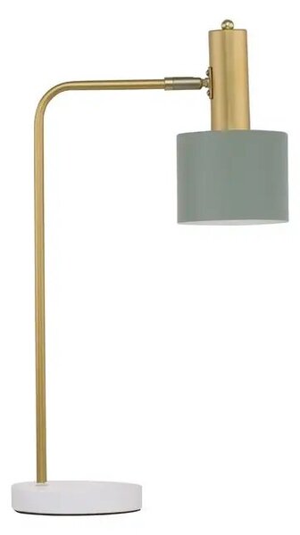 Rustikálna stolová lampa Paz mint – Zelená