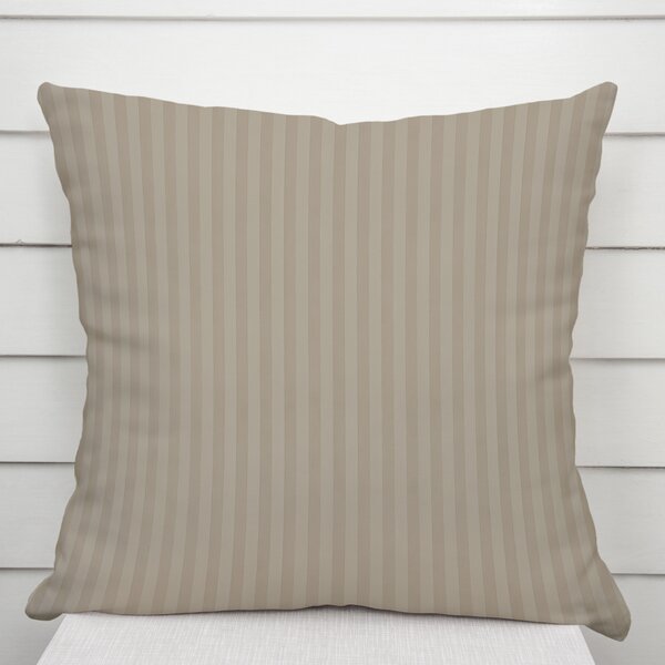 Biante Damašková obliečka na vankúš Atlas Grádl DM-022 Latte - pásiky 1 cm 35 x 45 cm