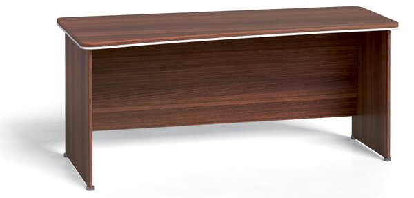 Rohový kancelársky písací stôl ARRISTO LUX, 180x90 cm, ľavý, orech