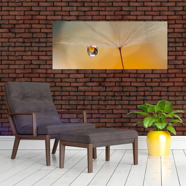 Obraz - Makro kvetu (120x50 cm)