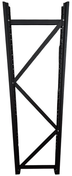 JAKS Skladový regál 200 x 200 x 50 čierny 200 kg RM03