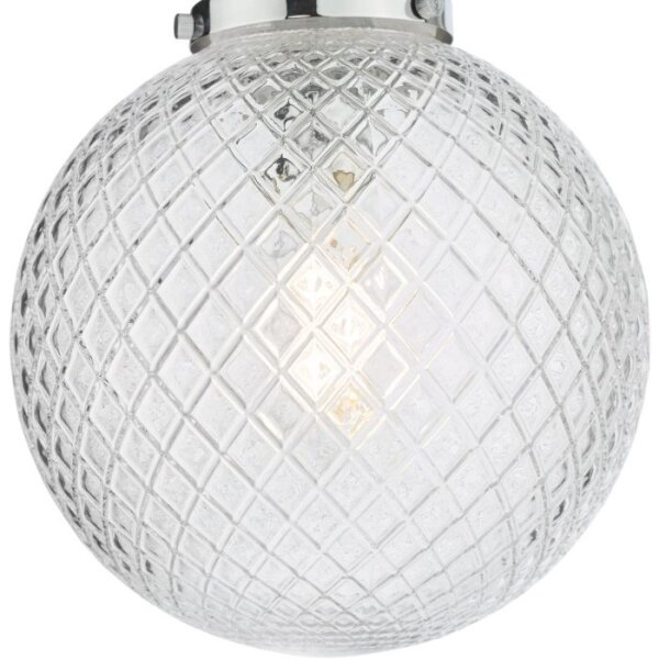 Där Lighting WAY0150 - Kúpeľňové stropné svietidlo WAYNE 1xE27/40W/230V chróm