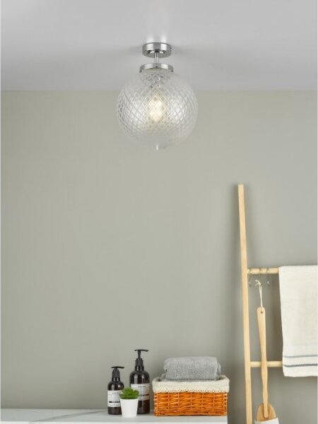 Där Lighting WAY0150 - Kúpeľňové stropné svietidlo WAYNE 1xE27/40W/230V chróm