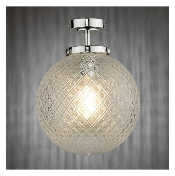 Där Lighting WAY0150 - Kúpeľňové stropné svietidlo WAYNE 1xE27/40W/230V chróm