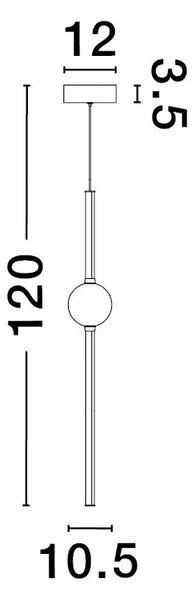 Rustikálny luster Acrobat 105 – LED