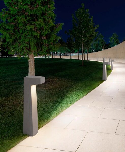 Vonkajšie LED lampa Aran 15 – Sivá