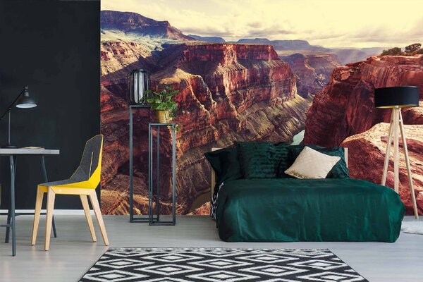 DIMEX | Vliesové fototapety na stenu Krajina Grand Canyonu MS-5-1647 | 375 x 250 cm | oranžová, hnedá