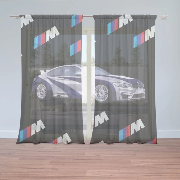 Sablio Záclony MPERFORMANCE Športové auto: 2ks 150x250cm