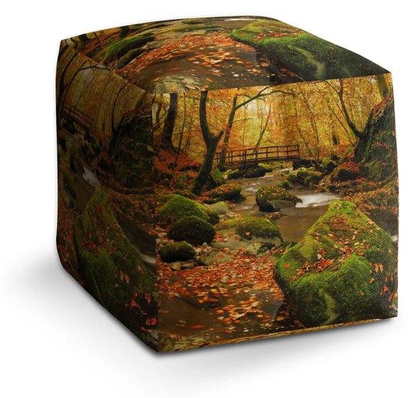 Sablio Taburet Most v lese - 40x40x40 cm