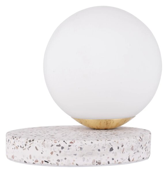 Dizajnová stolová lampa Beson – Sivá