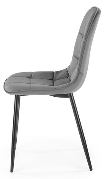 Halmar K417 stolička šedá velvet