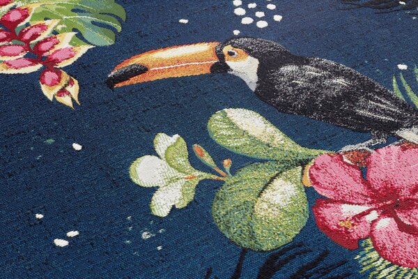 Hanse Home , Kusový koberec Flair 105609 Tropical Dream Blue Multicolored – na von aj na doma, 200x285, viacfarebná, chodba / predsieň