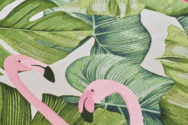Hanse Home , Kusový koberec Flair 105614 Tropical Flamingo Multicolored – na von aj na doma, 200x285, viacfarebná, chodba / predsieň