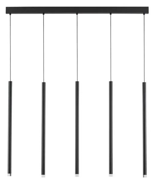 Moderný luster Dandia 110 čierne – LED