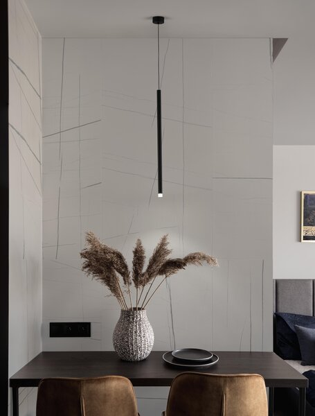 Moderný luster Dandia 8 čierne – LED