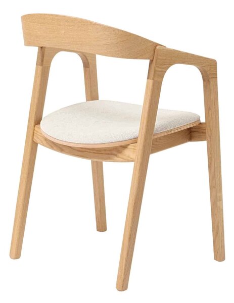 Stolička s podrúčkami Brando biela