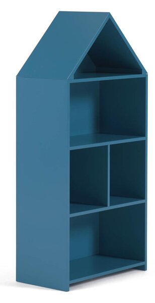 Modrá detská knižnica Kave Home Celeste, 50 x 105 cm
