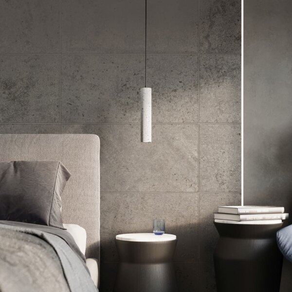 Sollux SL.0653 - Luster na lanku LUVO 1xGU10/40W/230V betón/čierna