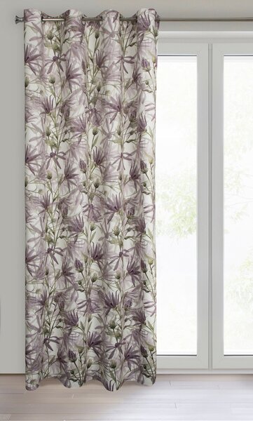 ZATEMŇOVACÍ ZÁVES NA KRÚŽKOCH TESSA 140X250 CM VZOROVANÝ