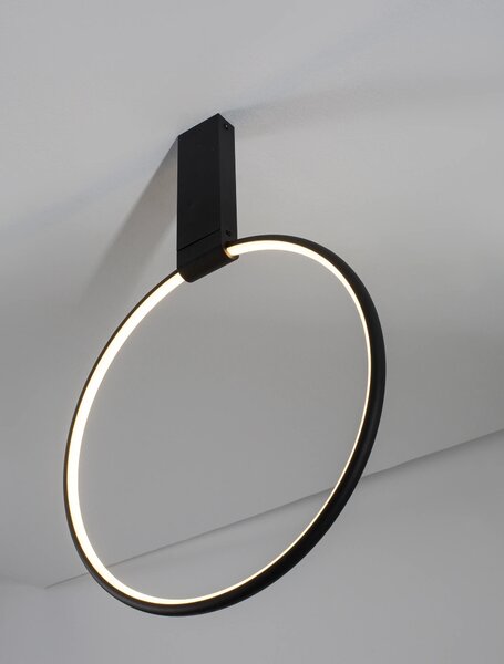 LED luster Garve 40 čierne – Čierna