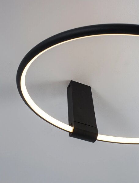 LED luster Garve 40 čierne – Čierna