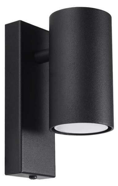 Sollux SL.1077 - Nástenné svietidlo UTTI 1xGU10/40W/230V čierna