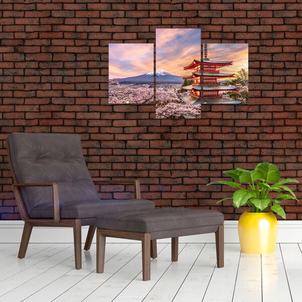 Obraz - Fudži, Japonsko (90x60 cm)