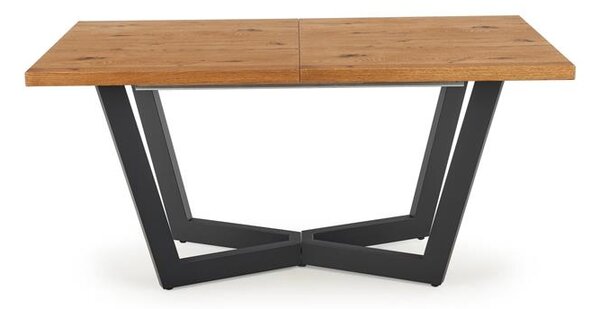 Halmar MASSIVE rozkladací stôl 160-250x90x77 cm svetlý dub/čierny