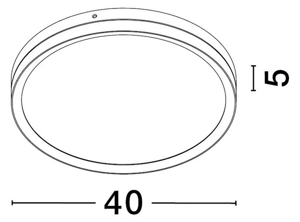 LED stropné svietidlo Cantria 40