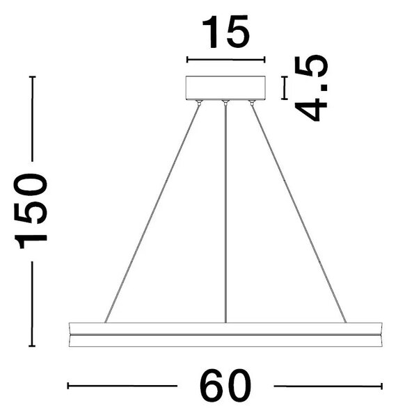 LED luster Cantria 60