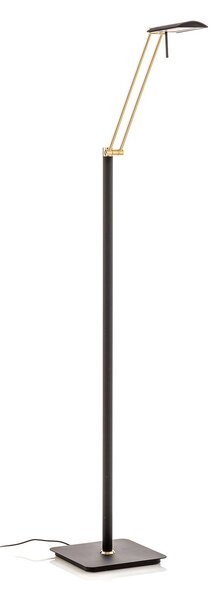 Rothfels Lisanora stojaca LED lampa, čierna mosadz