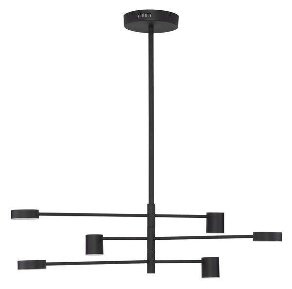 Retro luster Nordik 3 čierne – LED