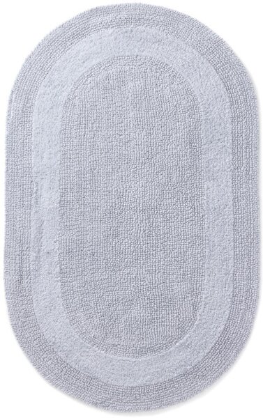 Kúpeľňový koberček Javo Cotton popolový ovál