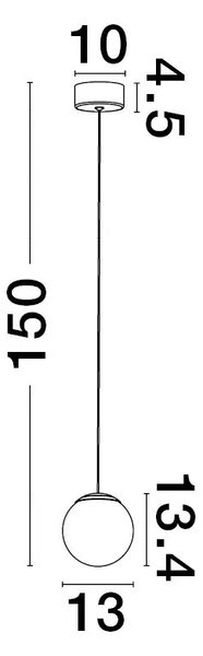 Rustikálny luster Nuvole 13 čierne – LED