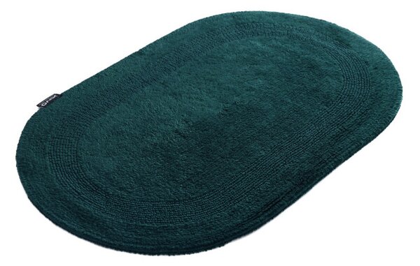 Kúpeľňový koberček Javo Cotton zelený ovál