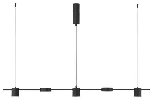 Retro luster Nordik 127 čierne – LED