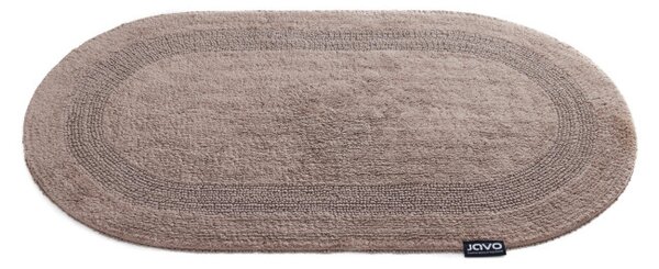 Kúpeľňový koberček Javo Cotton sepia ovál