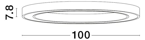 LED luster Sting 100 čierne – Čierna