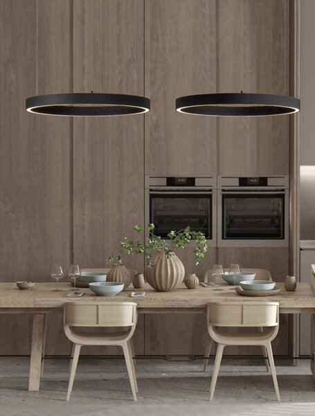 LED luster Sting 80 čierne – Čierna