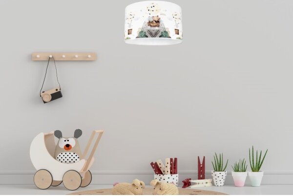 Detské stropné svietidlo BEARS 1xE27/60W/230V