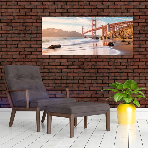 Obraz - Golden Gate Bridge (120x50 cm)