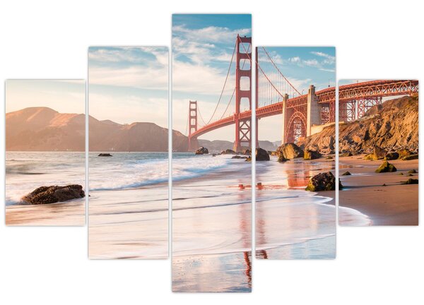 Obraz - Golden Gate Bridge (150x105 cm)