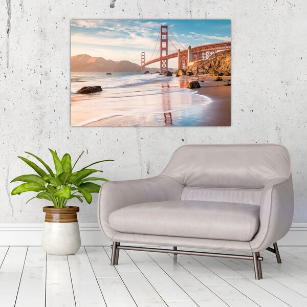 Obraz - Golden Gate Bridge (90x60 cm)