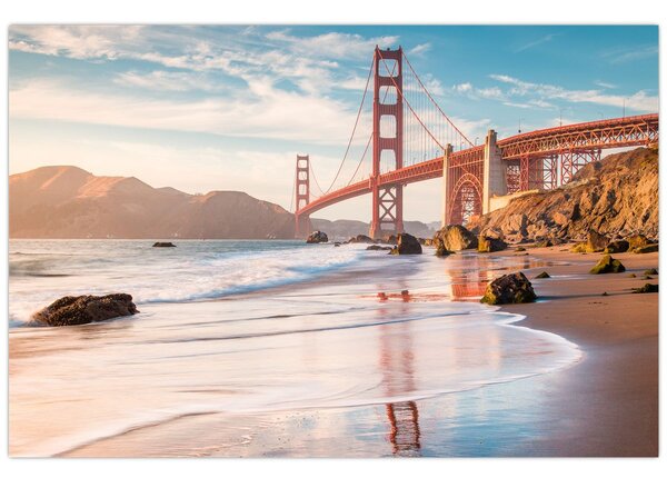 Obraz - Golden Gate Bridge (90x60 cm)