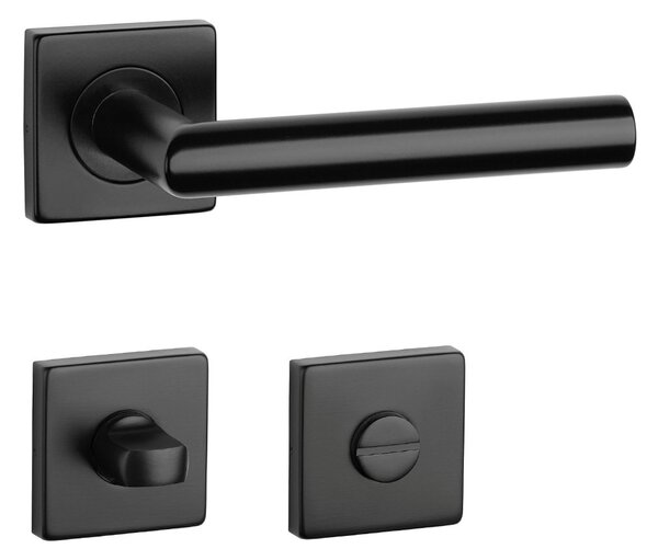 SM - KVADRAT - HR 1701 kľučka/kľučka Čierna matná