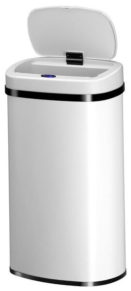 Automatický bezdotykový odpadkový kôš 60 l – biely