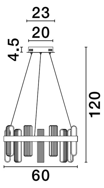 LED luster Argo