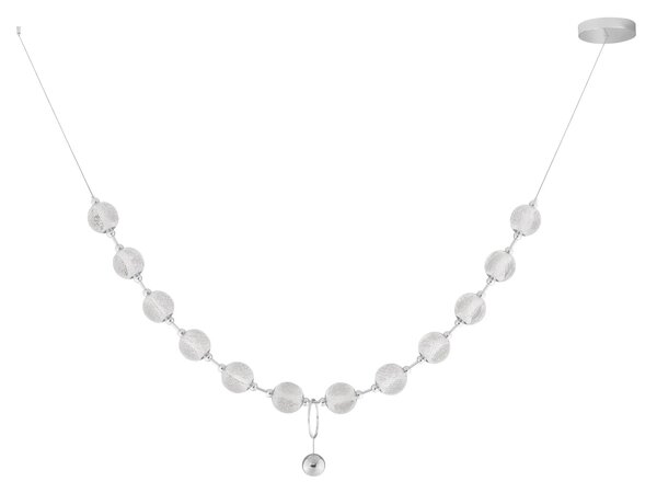 Luxusný luster Brillante chróm – Sivá