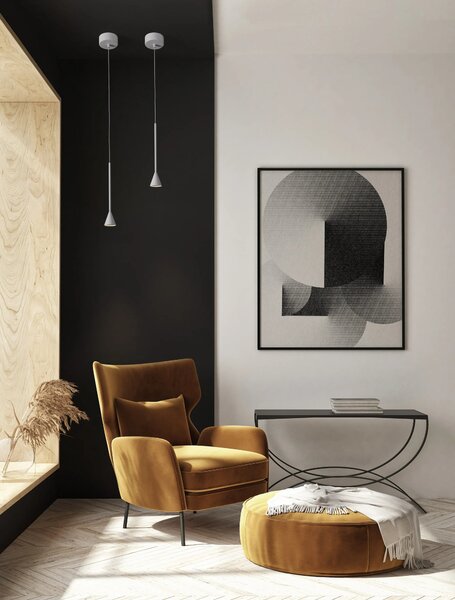 LED luster Net biele – Biela